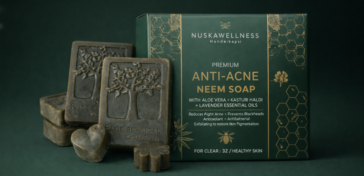 NuskaWellness Anti-Acne Neem Soap