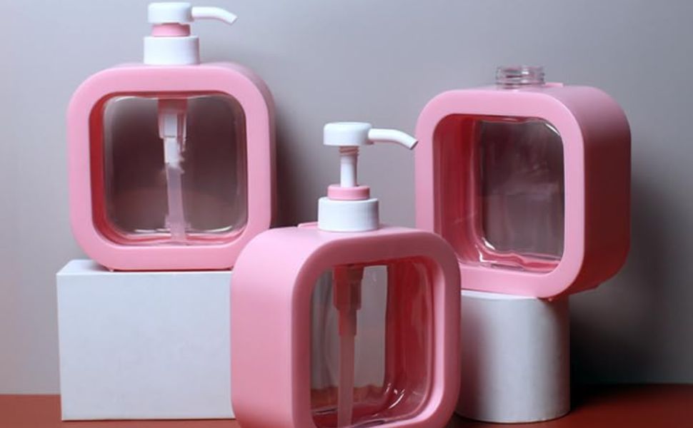 Transparent Refillable Soap Dispenser