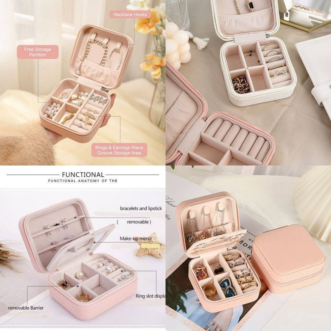 ✨ Jewelry Organizer Box — Elegant Storage for Your Precious Jewelry