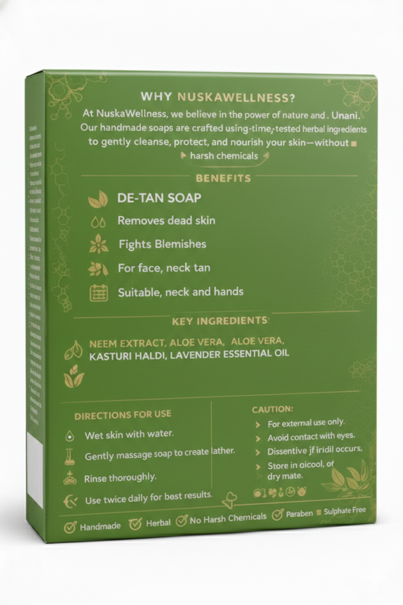 NuskaWellness Anti-Acne Neem Soap